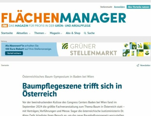 Expertenbrief Baumpflege: Baumpflegeszene trifft sich in Österreich